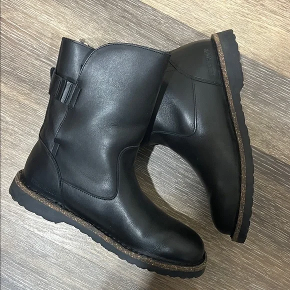 Birkenstock Black Leather Boots - Picture 4 of 16